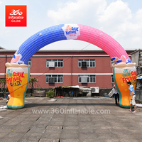 Arco personalizado inflable de alta calidad publicitario para beber del alma
