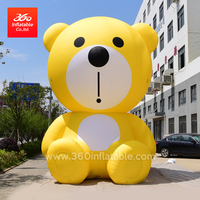 La mascota del IP del oso amarillo lleva la historieta inflable modifican para requisitos particulares