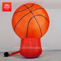 Anuncio publicitario inflable modificado para requisitos particulares del globo de la bola del baloncesto