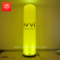 Logotipo personalizado que hace publicidad del tubo de la lámpara inflable personalizado