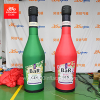 Inflables publicitarios personalizados de botellas de jugo