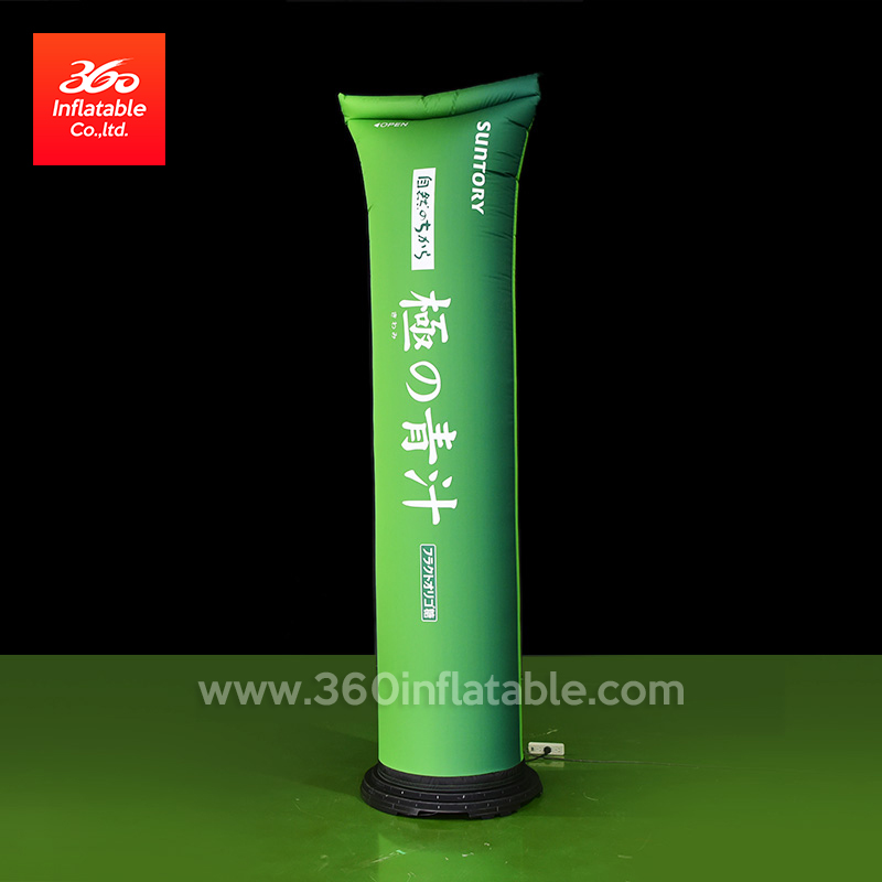 Logotipo personalizado de alta calidad e impresión de la lámpara LED de publicidad inflable personalizada