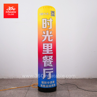 Lámparas publicitarias inflables personalizadas con logotipo LED personalizadas