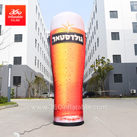 Inflables inflables personalizados de la publicidad de la taza de la marca de cerveza