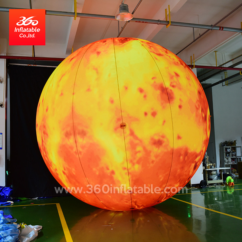 Globos modificados para requisitos particulares de los inflables de la publicidad del globo de la bola de la luna de las dimensiones
