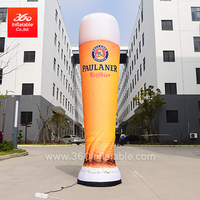 Festival de la cerveza Botella inflable Tazas de cerveza Inflables personalizados