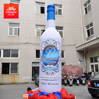 Botellas inflables personalizadas de publicidad de botellas inflables de publicidad de botellas
