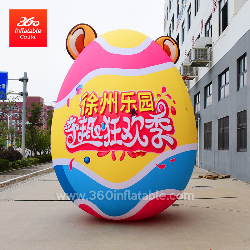 Precio de fabricante de fábrica personalizada publicidad de huevos de globo inflable